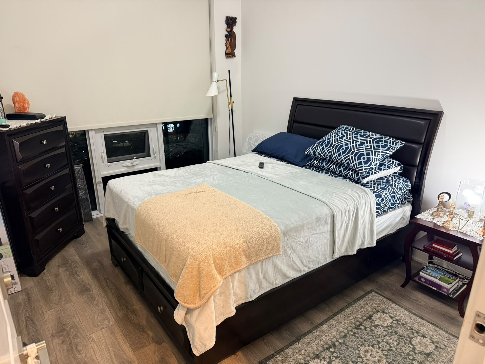 Freshly cleaned bedroom